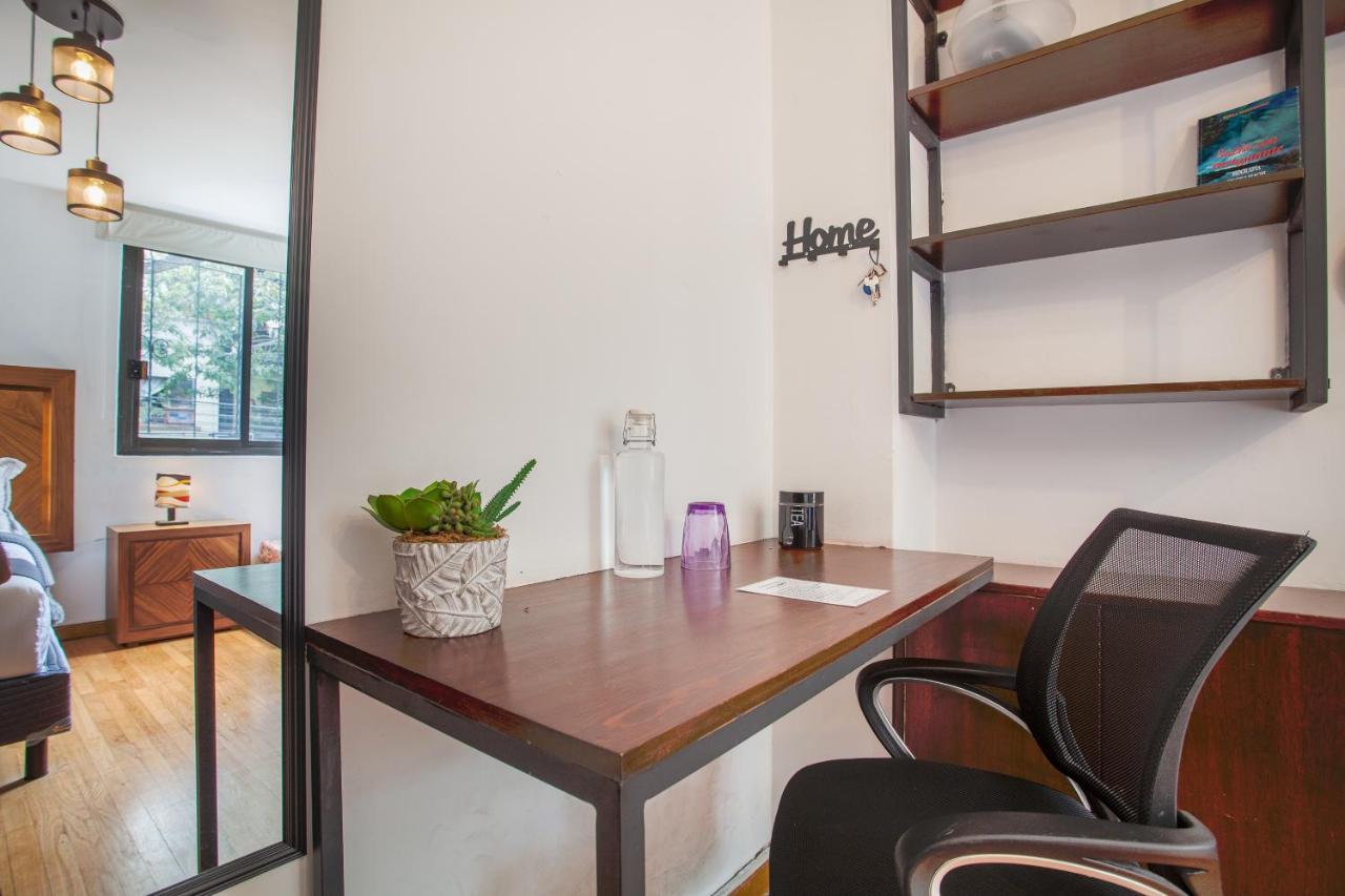 Experience México City Condesa, Central Location, Rooftop Terrace, Coworking, Amazing Artistic Place Exterior foto