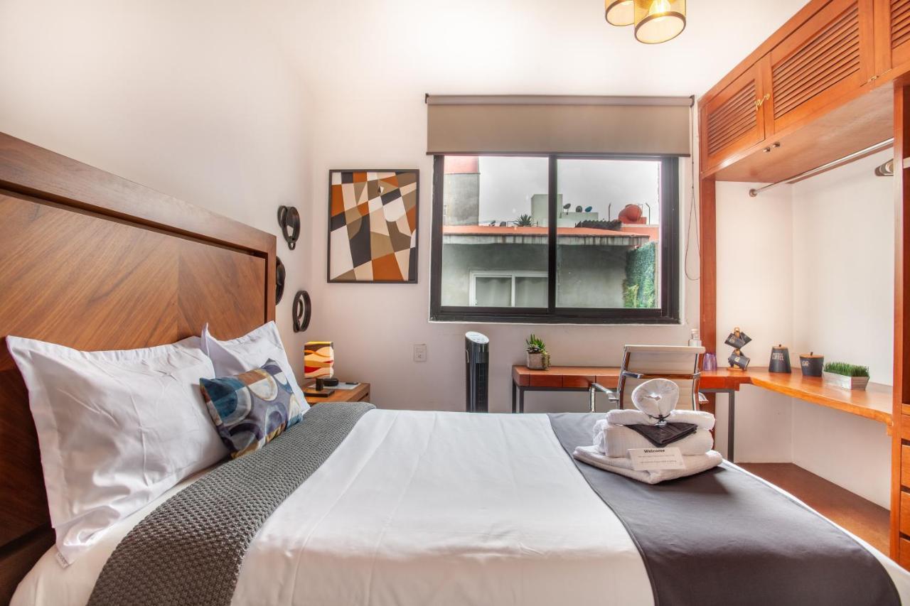 Experience México City Condesa, Central Location, Rooftop Terrace, Coworking, Amazing Artistic Place Exterior foto