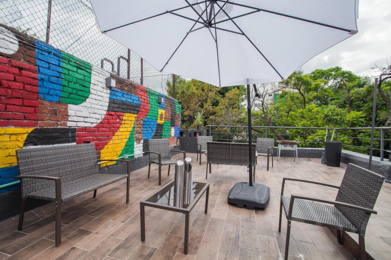 Experience México City Condesa, Central Location, Rooftop Terrace, Coworking, Amazing Artistic Place Exterior foto