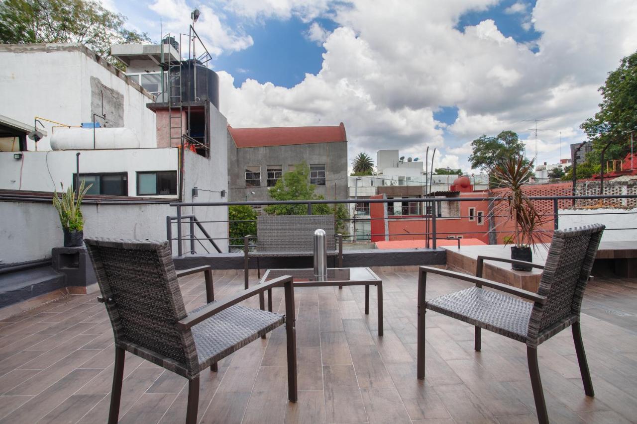 Experience México City Condesa, Central Location, Rooftop Terrace, Coworking, Amazing Artistic Place Exterior foto