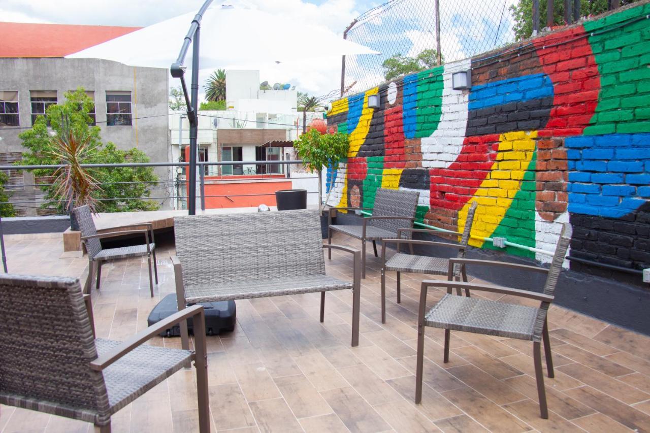Experience México City Condesa, Central Location, Rooftop Terrace, Coworking, Amazing Artistic Place Exterior foto