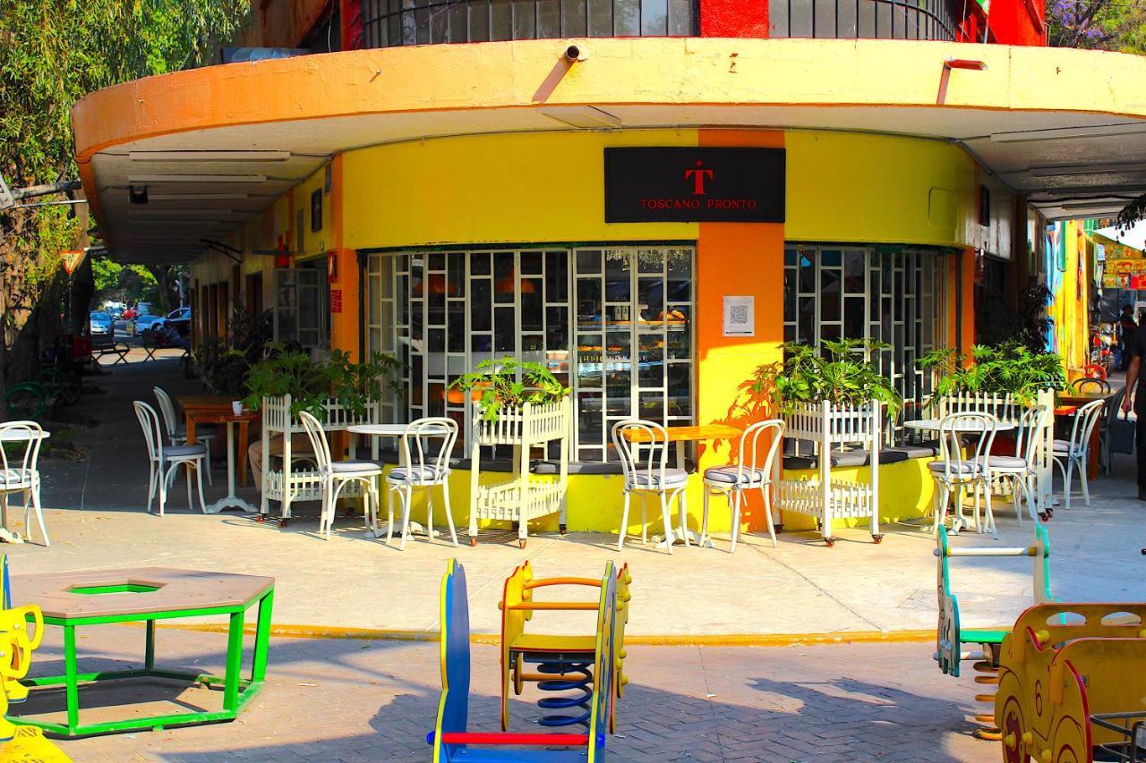 Experience México City Condesa, Central Location, Rooftop Terrace, Coworking, Amazing Artistic Place Exterior foto