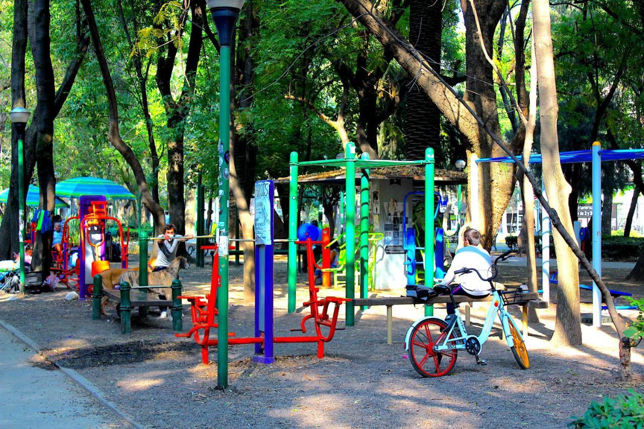 Experience México City Condesa, Central Location, Rooftop Terrace, Coworking, Amazing Artistic Place Exterior foto